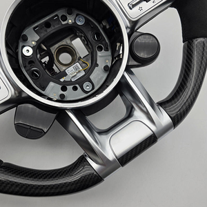 Volant de direction en fibre de carbone avec boutons LCD pour Mercedes Benz <span class=keywords><strong>AMG</strong></span>, en stock - Product Image 5