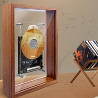 Pemutar CD Multi Disk dengan Bluetooth untuk Rumah, Baterai Lepas Pasang untuk Waktu Putar Lama, Desain Retro-Industri, Dapat Dipasang di Dinding, Hadiah