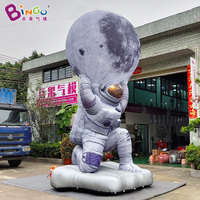 Modèle d'astronaute gonflable géant LED personnalisé pour la publicité, idéal pour les événements scéniques sur le thème des extraterrestres