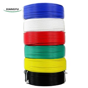 חוט חיבור 22 AWG עם ליבה מוצקה, 6 חוטי לוח לחם בצבעים שונים, 30 רגל כל אחד, חוט אלקטרוני עם PVC עבור ארדואינו - Product Image 1