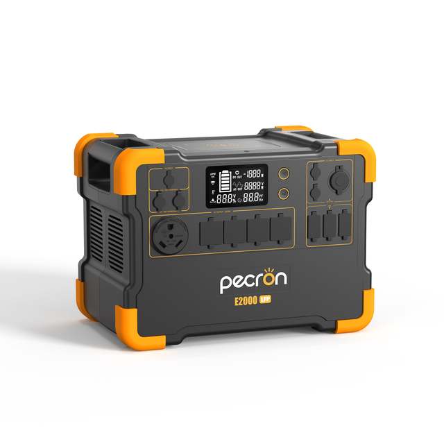 PECRON E2000LFP Portable Power Station 2000W 1920Wh LiFePO4 Battery Car Power Source