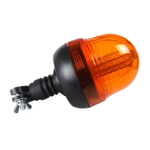 DC12-24V 60 Leds Lampu Peringatan Suar Led Amber/Lampu Peringatan Flash Hijau Lampu Suar Peringatan Berputar dengan Dudukan Fleksibel