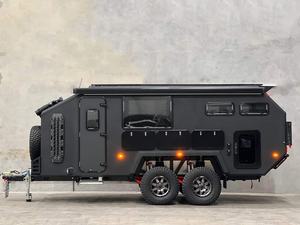 4x4 Lightweight Modern Stainless Steel Fiberglass Travel <b>Trailer</b> Kitchen Sleeping Space FREE SHIPPING - Product Image 6