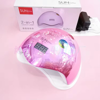Coloré SUN5 indolore sèche-ongles UV LED lampe à ongles manucure 48W lampe tout pour Machine de séchage des ongles