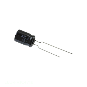 Condensador Original de 470 uF, Tipo Through Hole, Aluminio, 470UF, 20%, 16V, Radial, TH EEU-FR1C471B - Product Image 1
