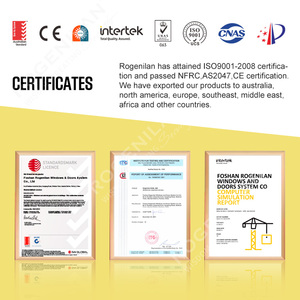 Rogenilan Tùy Chỉnh Thời Tiết Nhôm Trắng Cửa Chớp Ngang Louver Cửa Sổ Màn Trập Rèm Gấp Màn Hình - Product Image 4