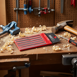 Juego de 6 limas de acero 991 Se12 para trabajar metal y madera - Product Image 3