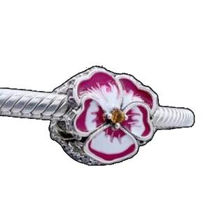 Fashion 925 <b>Silver</b> Zircon Flower Hot Air <b>Balloon</b> Butterfly Heart Beaded DIY Light Luxury Festival Gift Trendy Women Jewelry - Product Image 6