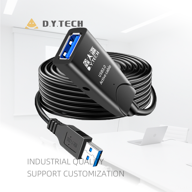 10m Black Usb 3.0 Active Extension Cable High-speed USB 3.0 Extension Cable 5m-30m Signal Amplifier for Camera & Scanner