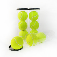Balle de padel de haute qualité OEM, marque personnalisée, prix de gros, pour tournois sportifs, en laine et caoutchouc, 65 mm, 58 g