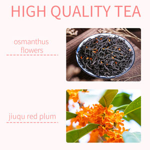 Osmanthus เก้าในสี่ผงชาพลัมสีแดงรสหวานค้างอยู่ในคอและกลิ่นดอกไม้สารสกัดจากชา - Product Image 4