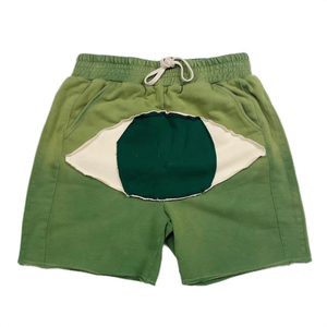 Pantalones Cortos Personalizados para Hombre, de Felpa Francesa, Algodón, Estilo Vintage, Lavado Ácido, Apliques Bordados - Product Image 2