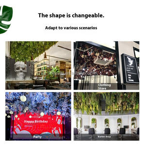 Pas cher Artificielle <span class=keywords><strong>Lierre</strong></span> Fougère Verdure Feuille Plantes Fleurs Vigne Feuillage Suspendus pour Fête Jardin Maison Mur Plafond Déco - Product Image 4