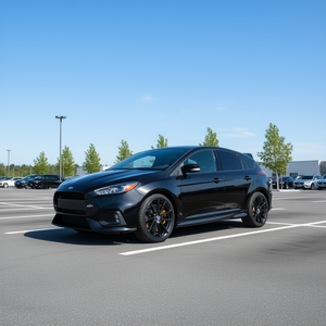 Focus Rs T-Shirt Noir avec motif de voiture pour homme - Product Image 3