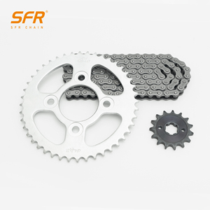 SFR nouvel état en acier de haute qualité moto chaîne pignon ensemble Transmission pour <span class=keywords><strong>Freeride</strong></span> E-XC Stark VARG électrique Dirt Bike - Product Image 3