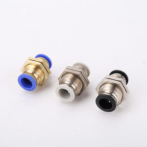 Connecteur rapide pour pièces pneumatiques, fiche droite, filetage externe, connecteur de tuyau d'air avec cloison pour tuyau pneumatique - Product Image 6