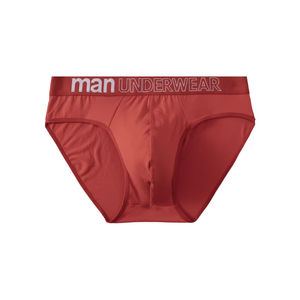 2025新作ODMメンズニット下着快適シームレス通気性大人無地ブリーフクラシック無地デザイン - Product Image 5