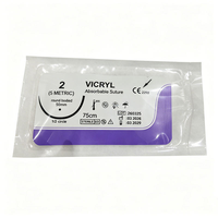 Fil de suture absorbable Vicryll 75 cm à usage clinique, durée de conservation de 3 ans