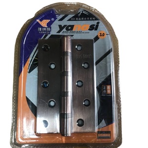 บานพับประตูยานาซี 5 นิ้ว 3 มม. สแตนเลส 6 รู ดีไซน์ทันสมัยสำหรับตกแต่งบ้าน - Product Image 4