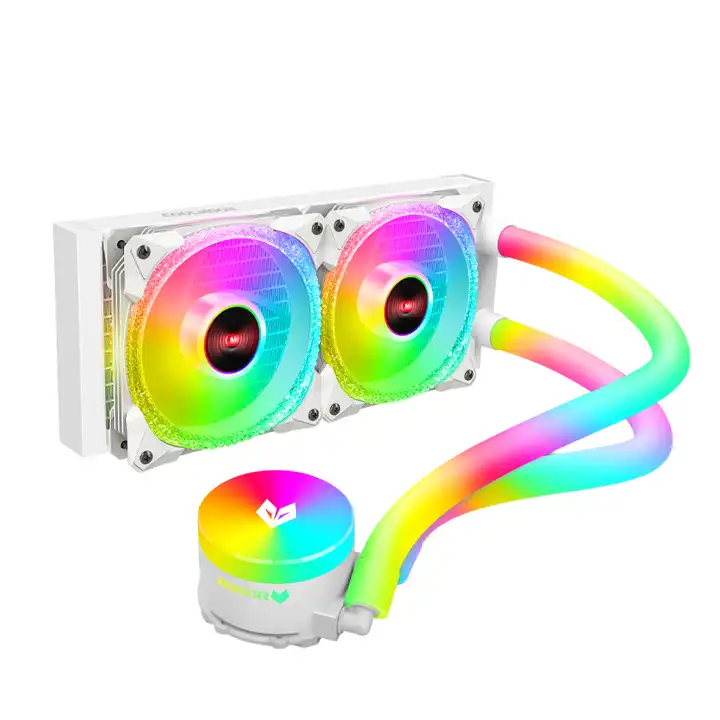 Aosor As 240mm Aio Liquid Cpu Cooler Integrated Liquid Cpu Radiator Pwm  Controller Water Cooler With Neon Tube For Pc - Buy 240mm Liquid Cpu