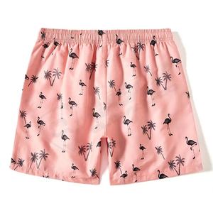 Traje de baño corto deportivo negro de secado rápido impermeable OEM ODM Banana-Printed trajes de baño para hombres ropa de playa para hombres-patrón sólido - Product Image 5