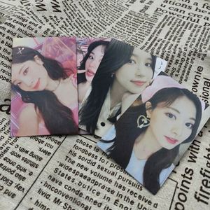 Carte photo KPOP personnalisée double face, design étoiles holographiques, collection de fans colorée, style Lomo, souvenir en papier, collection cadeau - Product Image 1