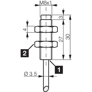 DCC08V2.5PSLK/30 Producto de sensor de proximidad - Product Image 2