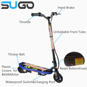 Scooter Eléctrico de 120W y 24 Voltios, Diseño Popular, Cómodo Scooter de Dos Ruedas para Desplazamientos Relajados - Product Image 5