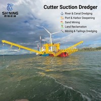 Drague à aspiration haute capacité, équipement de dragage hydraulique, machine d'extraction de sable pour la construction portuaire et l'entretien des rivières