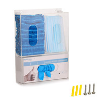 Distributeur de gants de cuisine en acrylique transparent, directement de l'usine, pour montage mural