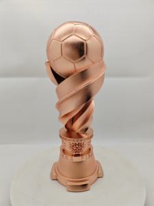 ถ้วยรางวัลลูกฟุตบอลสำหรับเด็กรางวัล Holywell ทองแบบสลักทนทานออกแบบได้ตามต้องการ - Product Image 4