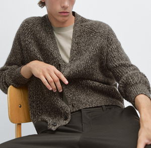 2025 su misura nuovo scollo a v base di base peso leggero maglione Cardigan maglioni maglieria vecchio stile soldi maglioni di alta qualità per gli uomini - Product Image 2