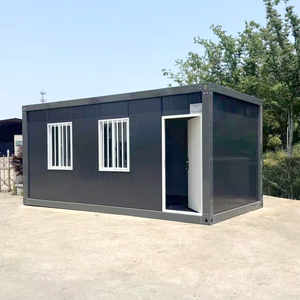 Casa contenedor prefabricada de 20/40 pies moderna, pequeña casa prefabricada <span class=keywords><strong>modular</strong></span>, <span class=keywords><strong>baño</strong></span> fácil de instalar, paneles sándwich de acero para hospitales - Product Image 3