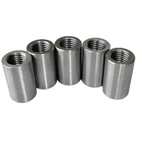 Raccord demi-coupleur femelle NPT en acier inoxydable SS316L moulé fileté basse pression, surface lisse pour huile et eau