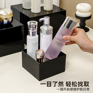 <b>Acrylic</b> Square <b>Display</b> Stand <b>Box</b> 12 Mm Thickness Multipurpose Storage Makeup Jewelry <b>Display</b> Rack - Product Image 3