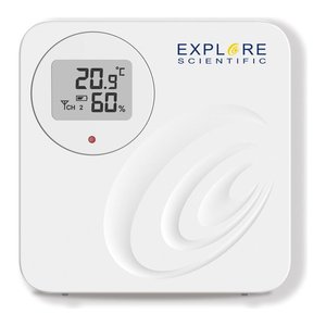 Explore Scientific Weather Station Indoor Outdoor Thermometer Hygrometer <b>Digital</b> Display Moon Phase Forecast <b>Clock</b> - Product Image 3