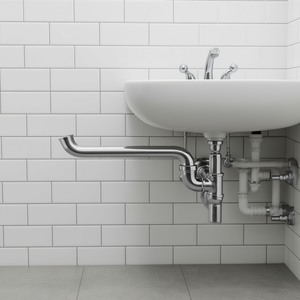 Tuyau de vidange WC 90 32 mm de diamètre L.300 sans rosette en plastique - Product Image 2