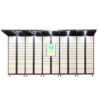 Casier de livraison intelligent réfrigéré pour supermarché avec support logiciel multilingue pour les grandes boîtes