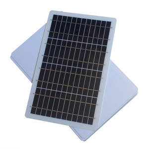 Panneau solaire léger semi-flexible 10W 6V polycristallin PET pour système d'éclairage 3.7V-5.5V, pompe solaire 350*215MM - Product Image 1