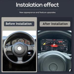 ชุดหน้าปัดดิจิตอลระบบ Linux สำหรับ Toyota 86 Subaru BRZ ปี 2013-2019 หน้าจอ LCD พร้อมพอร์ต USB วัดความเร็วรถยนต์ - Product Image 3