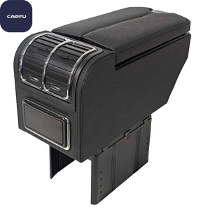 Consola de Almacenamiento Universal para Reposabrazos de Coche, 3 Puertos de Carga USB, 3 en 1, Gran Espacio de Almacenamiento Oculto, Accesorio Interior de Cuero PU OEM - Product Image 6