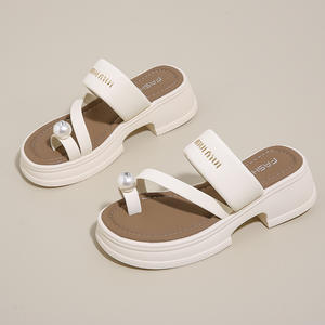 F22-2 Sandales Tendance d'Été à Talons Hauts Épais et Plateforme Pour <span class=keywords><strong>Femme</strong></span>, <span class=keywords><strong>Chaussures</strong></span> à Bout Ouvert - Product Image 5