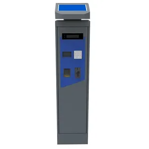 Produttore vendita calda Smart city parking solution solar coin and bill parking meter on-street auto parking pay station