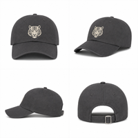 Gorra de Béisbol al por Mayor de Sarga de Algodón Fino, Perfil Bajo, Costuras Minimalistas para Vendedores Online con Marca Privada