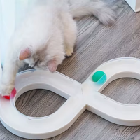 Balle durable pour chat avec roue tournante, jouets pour chatons, tunnel et baguette de chat pour chats British Shorthair et Ragdoll, également adaptée aux chiens