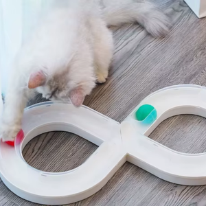 Balle durable pour chat avec roue tournante, jouets pour chatons, tunnel et baguette de chat pour chats <span class=keywords><strong>British</strong></span> <span class=keywords><strong>Shorthair</strong></span> et Ragdoll, également adaptée aux chiens - Product Image 1