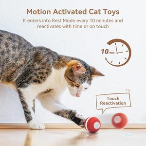 Jouet électrique automatique pour chat avec chargement USB, à détection intelligente, pour la poursuite, en silicone, design moderne et tendance, pour la maison, en promotion - Product Image 6