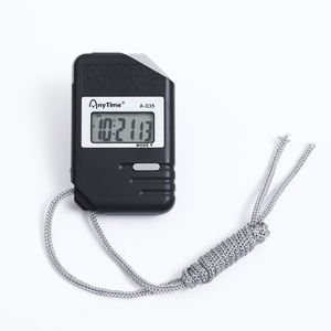 Chronomètre numérique LCD en plastique avec cordon pour l'entraînement sportif, le comptage et la mesure du temps - Product Image 1