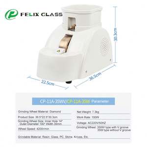 Biseladora Manual de Lentes Ópticas FELIX OPTICAL CP-11A-35W, Instrumentos Ópticos, Máquina de Biselado de Lentes de 100W, Certificación CE, Diamante - Product Image 6