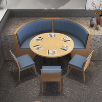 Meubles de cafétéria sur mesure de haute qualité OEM/ODM, banquette à dossier haut, canapé en cuir pour restaurant, sièges en banquette